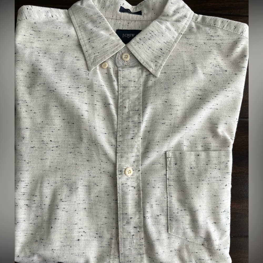 J. Crew Men’s Short Sleeve Button Down M